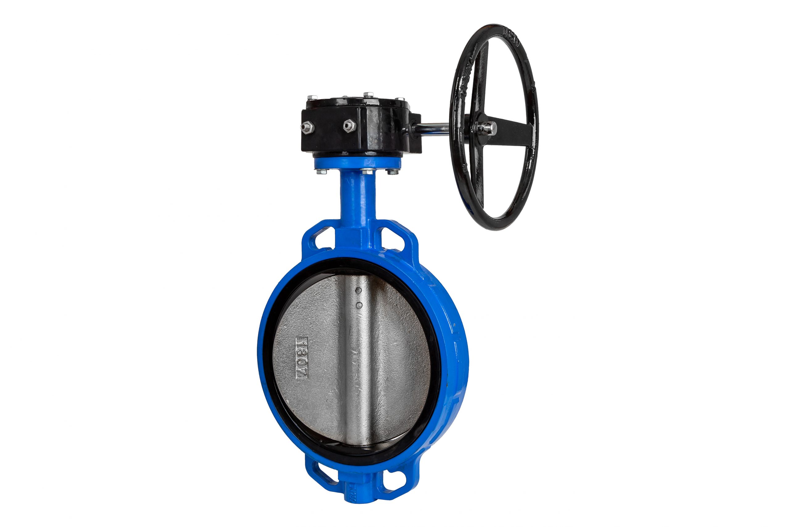 Butterfly valve on the white background,isolated